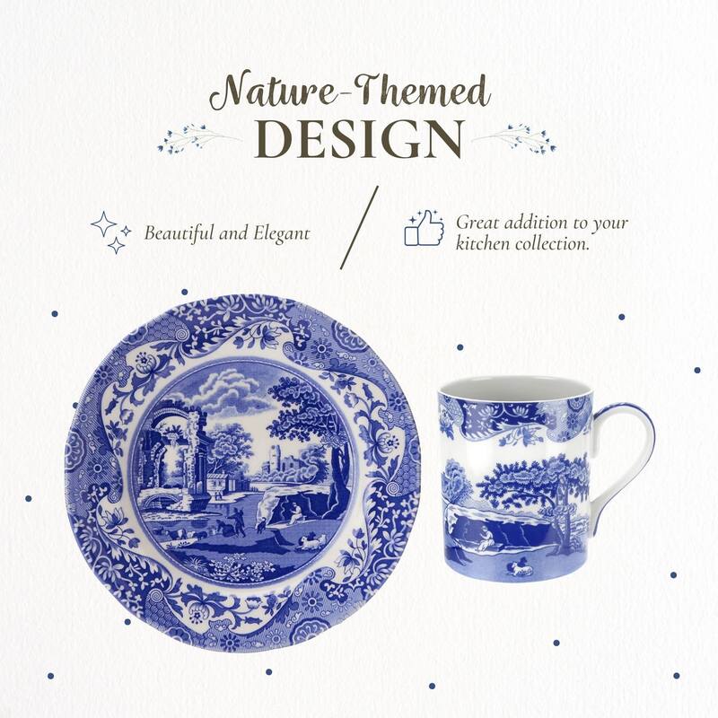 Spode Blue Italian 12 Piece Set