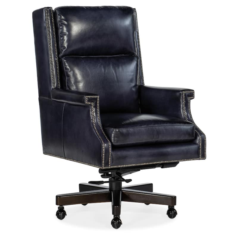 Hooker Furniture EC562-C7-048 EC 26" Wide Leather Adjustable Executive - Checkmate Champion