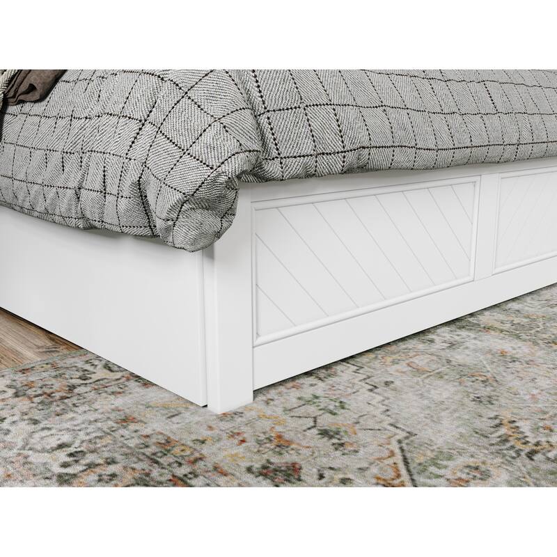 AFI, Canyon Platform Bed with Matching Footboard & Trundle