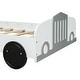 preview thumbnail 17 of 58, Plywood Car Shaped Platform Bed Frame with 4 Wheels