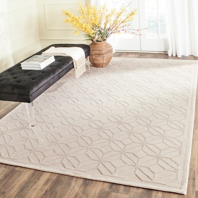 SAFAVIEH Couture Hand-knotted Tibetan Menucha Modern Wool Rug