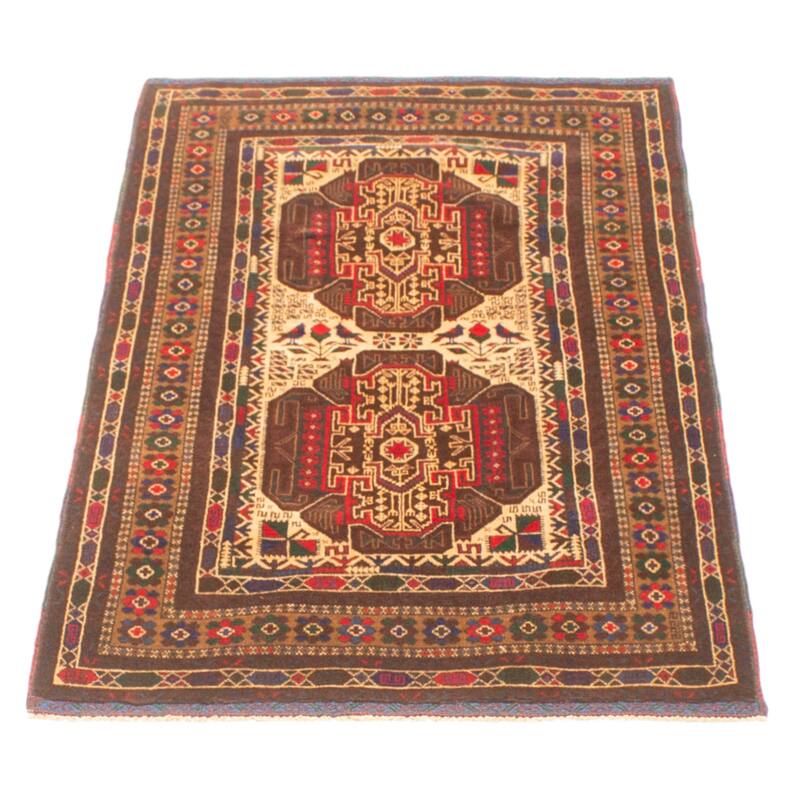 Teimani Beige Rug 2'9" x 4'7" - 2'9 x 4'7