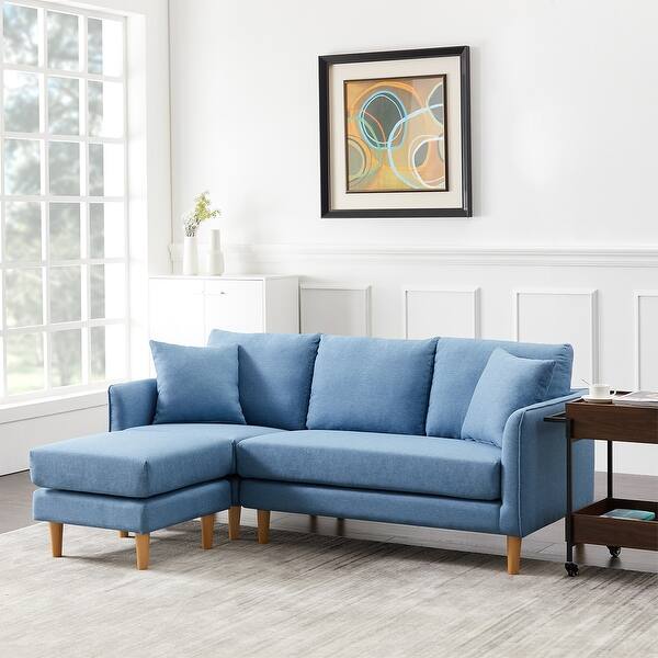 Merax 74inch Reversible L Shape Sectional Sofa For Small Space On Sale Overstock 31950796