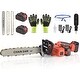 preview thumbnail 1 of 3, Electric Chainsaw Cordless Brushless Orange - Battery