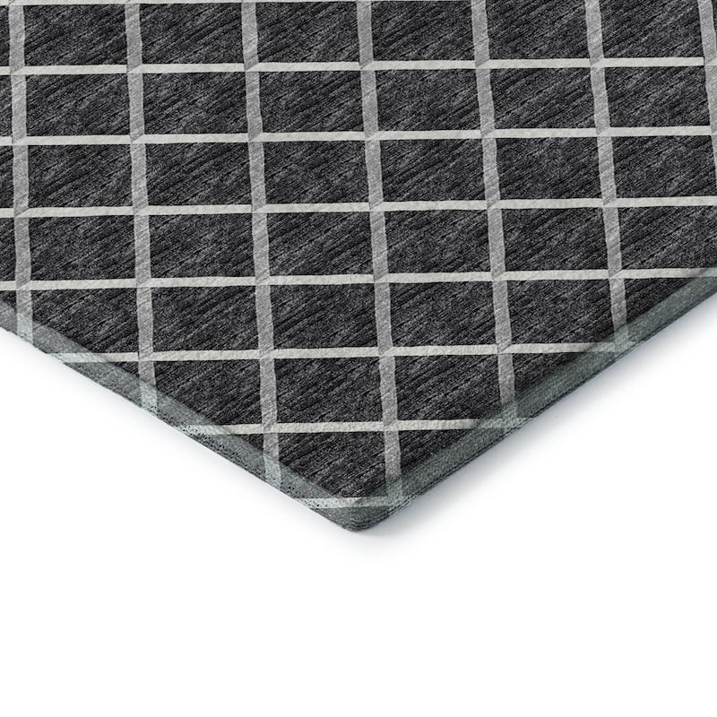 Premium Washable Super Soft Modern Trellis Mayfield Rug