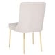 preview thumbnail 106 of 124, SAFAVIEH Couture Nolita Velvet Accent Chair - Mustard / Brass - 28"x23"x35.3" - 28" W x 23" D x 35" H