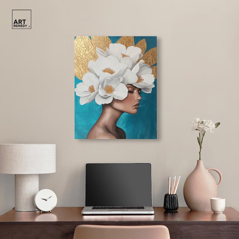 Floral Goddess I Canvas by Art Remedy, Gallery Wrapped