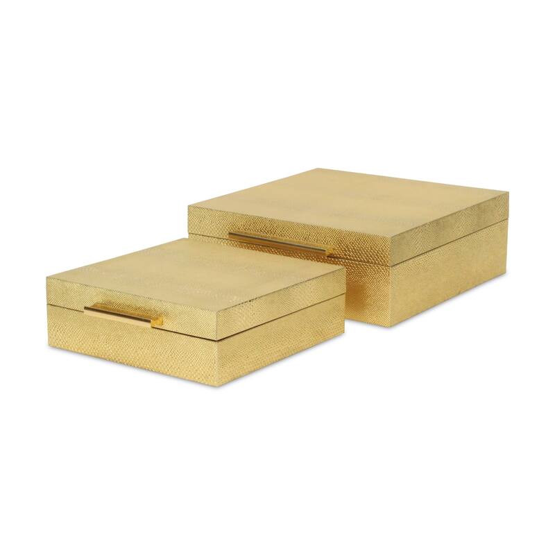 Lusan Black Vinyl Decorative Box Set