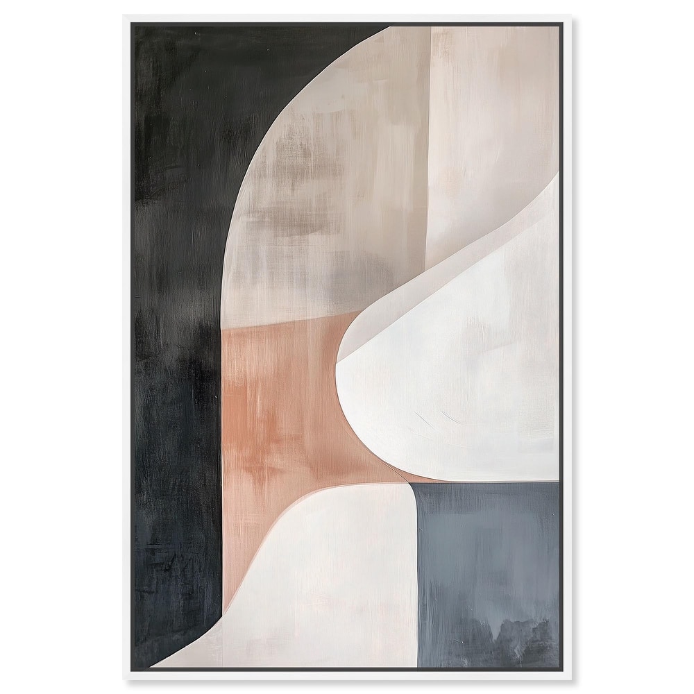 Curved Contour II Canvas by Art Remedy