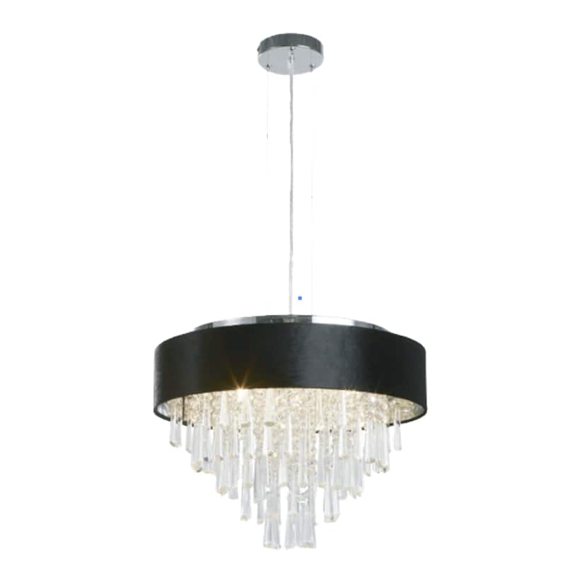 Modern Round Crystal Chandelier for Living Room