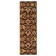 preview thumbnail 75 of 75, Handmade Tami Transitional Wool Area Rug Dark Brown - 3' x 12' - Runner