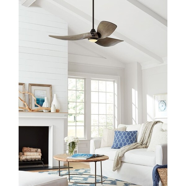 Ceiling Fan Catipillar Brushed Steel 