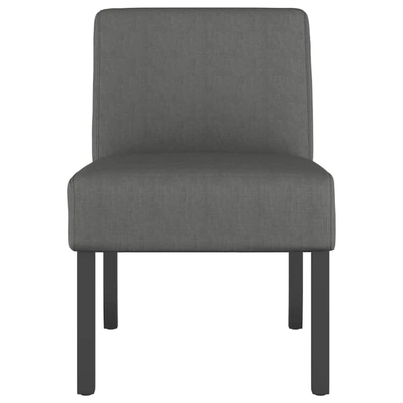 vidaXL Slipper Chair different color Fabric - 18.9" x 25.2" x 28.3"