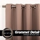 preview thumbnail 19 of 23, Aurora Home Extra Long Grommet Top Thermal Blackout Curtain Single Panel