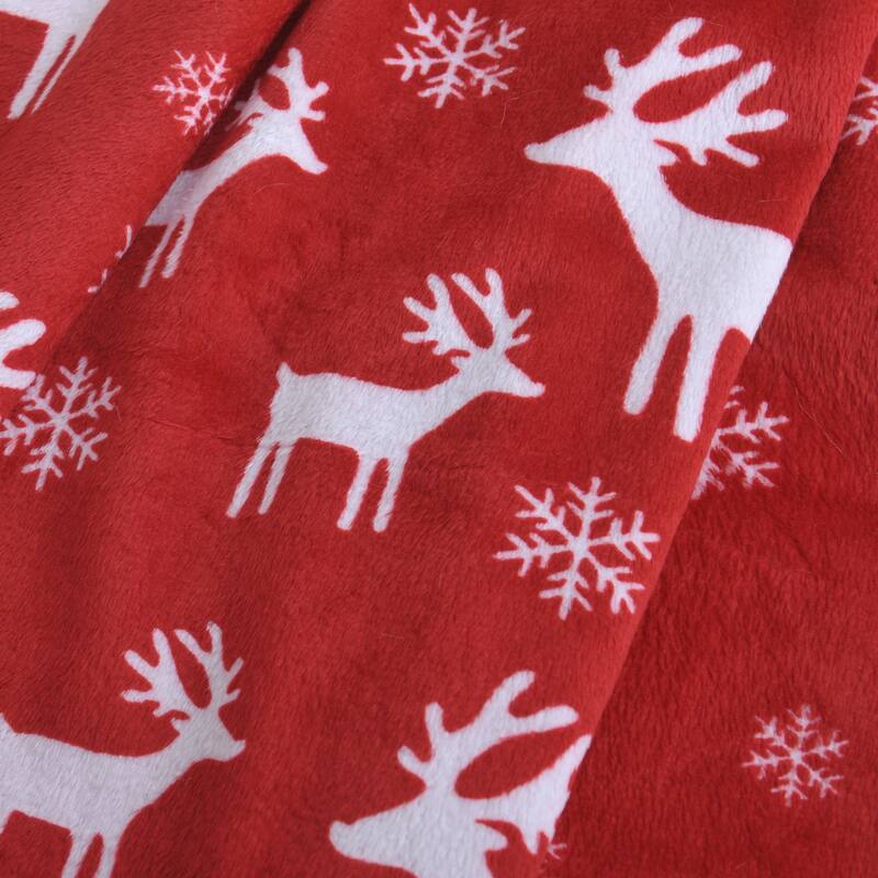 Christmas Holiday Gift Pillow Shells 4 pc Set, NO INSERT