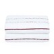 preview thumbnail 3 of 7, Ample Decor Superior Cotton Beach Towel Absorbent Cabana Striped - 30" x 68" Red/White