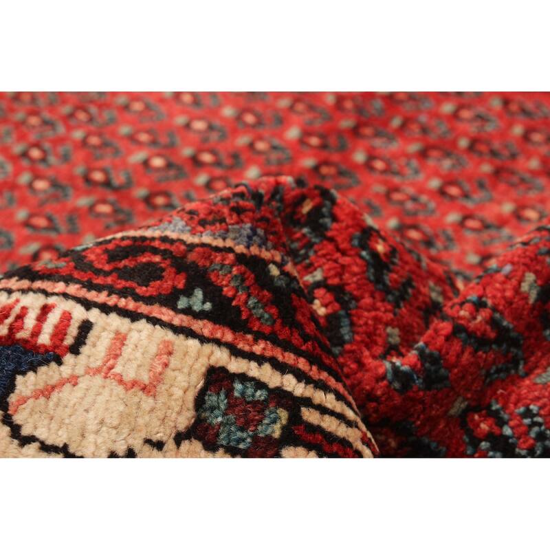 ECARPETGALLERY Hand-knotted Andelz Red Wool Rug - 2'8 x 9'10