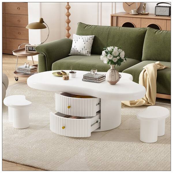 Coffee Table For Livingroom - White - Bed Bath & Beyond - 42820044