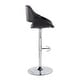 preview thumbnail 125 of 144, Silver Orchid Svellingen Adjustable Bar Stool with Rounded T Footrest - Set of 2