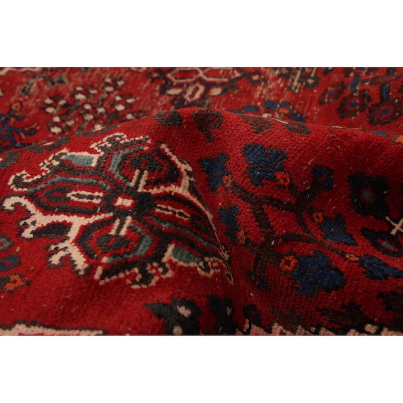 ECARPETGALLERY Hand-knotted Kayseri Vintage Red Wool Rug - 6'11 x 10'4