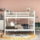 preview thumbnail 2 of 11, Full Bunk Bed with Pine Frame, Guardrail, and Slat Support