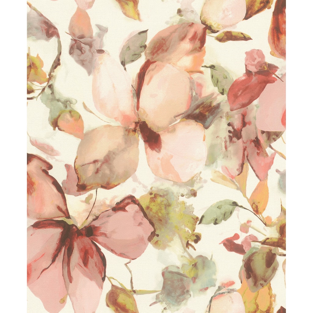A-Street Prints Liliana Pink Floral Wallpaper