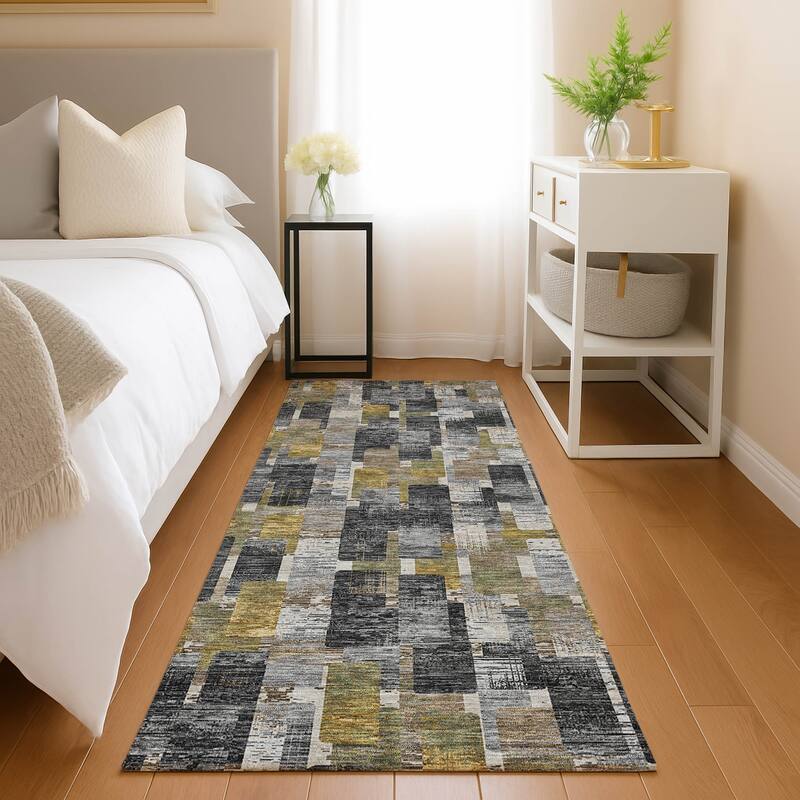 Machine Washable Indoor/ Outdoor Casual Carson Chantille Rug