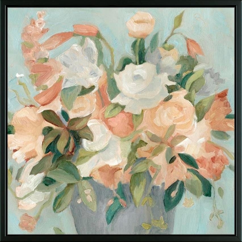 Shop Easy Art Prints Emma Scarvey S Soft Pastel Bouquet Ii