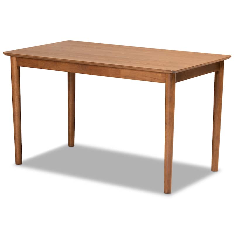 Daymond Mid-Century Upholstered and Walnut 5-PC Dining Nook Set