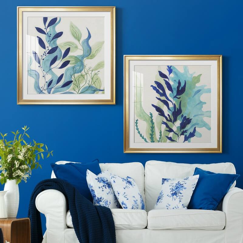 Blue Coral I Premium Framed Print - Ready to Hang