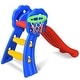 preview thumbnail 14 of 14, Costway Children Kids Toddlers Folding Slide with Bask