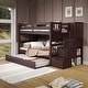 preview thumbnail 37 of 35, Taylor & Olive Trillium Twin over Twin Stairway Bunk Bed, Twin Trundle