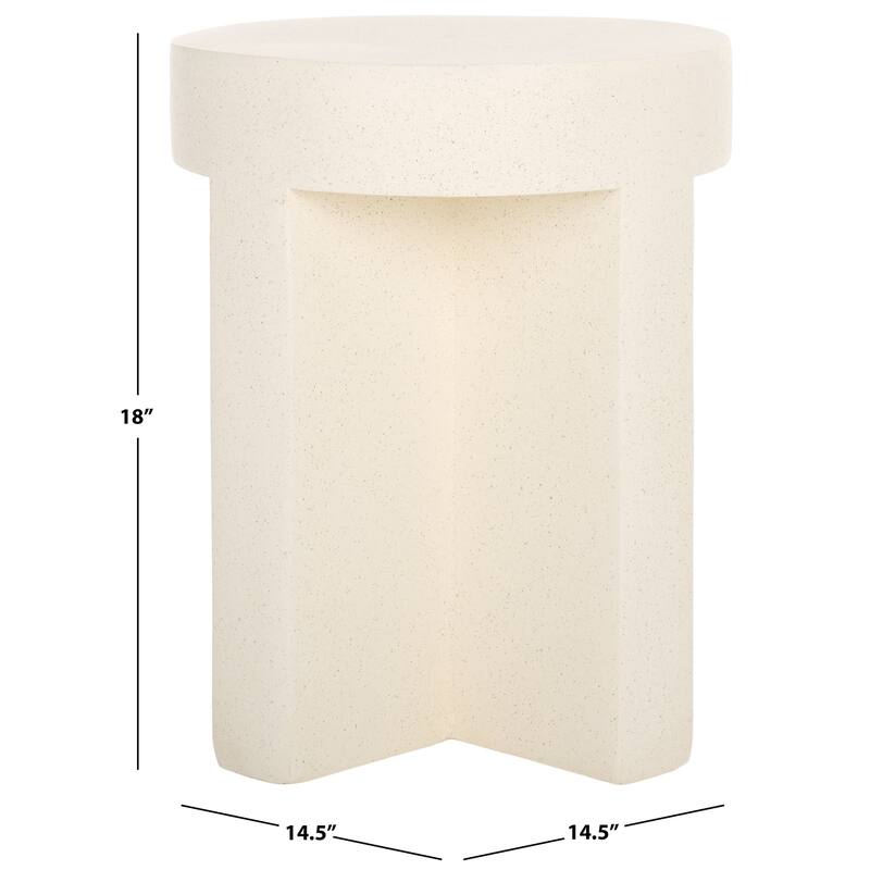 SAFAVIEH Aldrich Round Accent Table (Fully Assembled) - 15"W x 15"D x 18"H