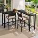 preview thumbnail 132 of 131, Crestlive Products Patio Outdoor Rectangle Bar Table Combinable Pub Table