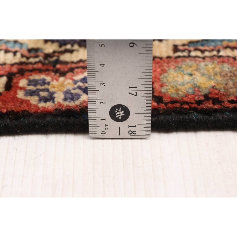 ECARPETGALLERY Hand-knotted Andelz Dark Navy Wool Rug - 3'3 x 8'11