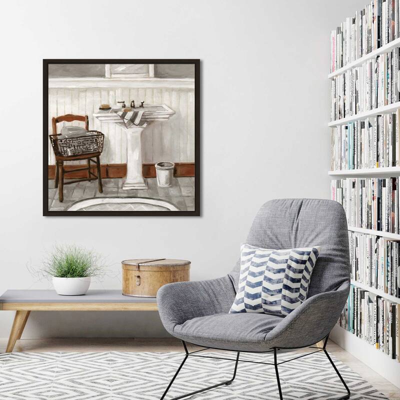 "Rinse Simplicity" by Carol Robinson Print on Floating Canvas