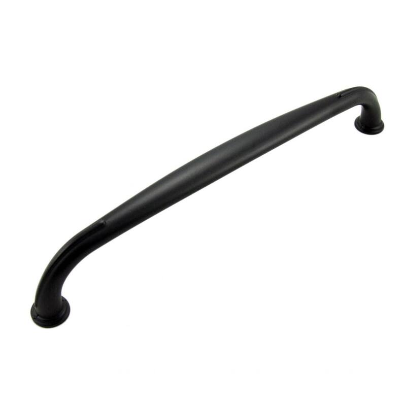 RK International Fullerton 8 Inch Center to Center Arch Cabinet Pull - Black