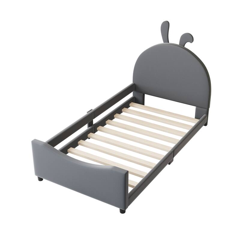 Twin Size Upholstered Daybed with Headboard
