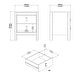 preview thumbnail 18 of 20, Porch & Den Madrid 2-Drawer Nightstand