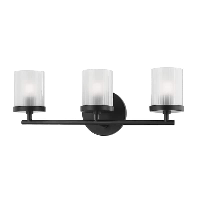 Ryan 3 Light Bath Bracket - Soft Black