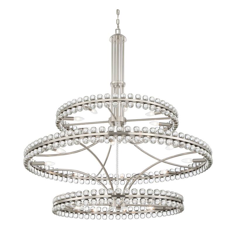 Crystorama Lighting Group CLO-8000 Clover 24 Light 48" Wide Ring
