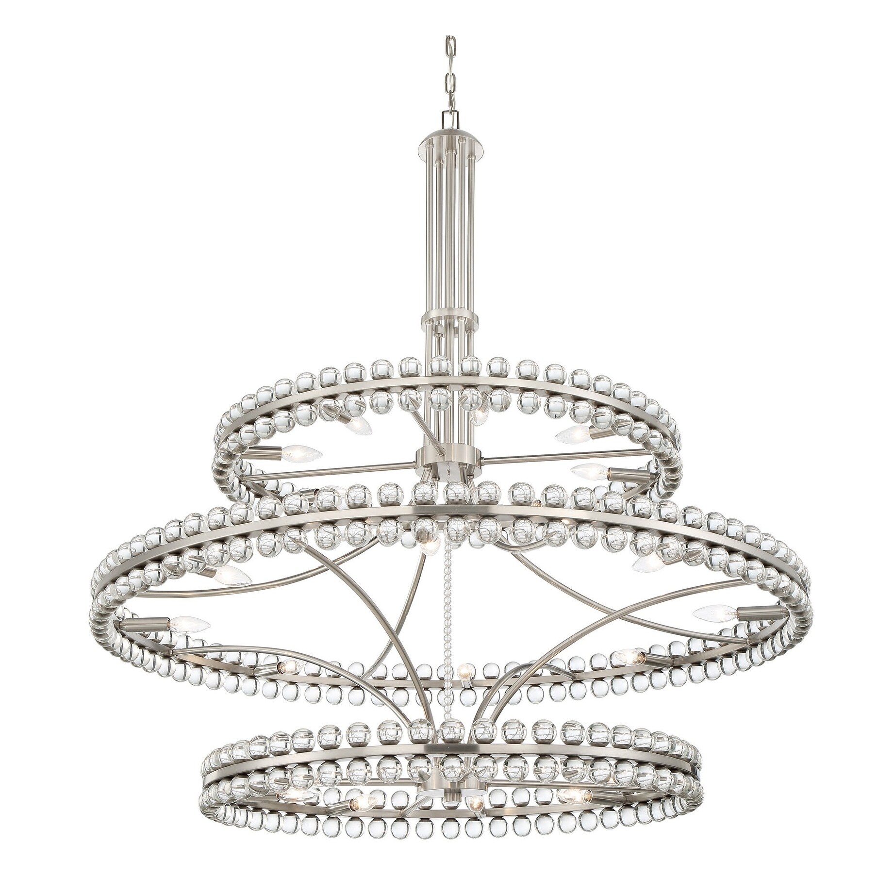Crystorama Lighting Group CLO-8000 Clover 24 Light 48" Wide Ring