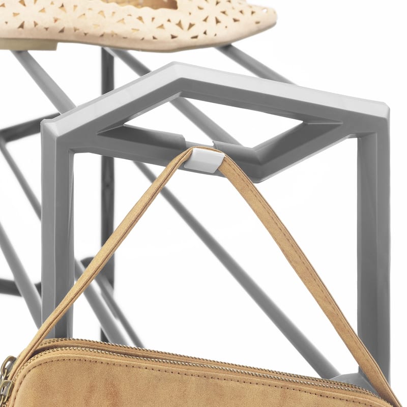 Whitmor 4-Tier Shoe Rack - Gray