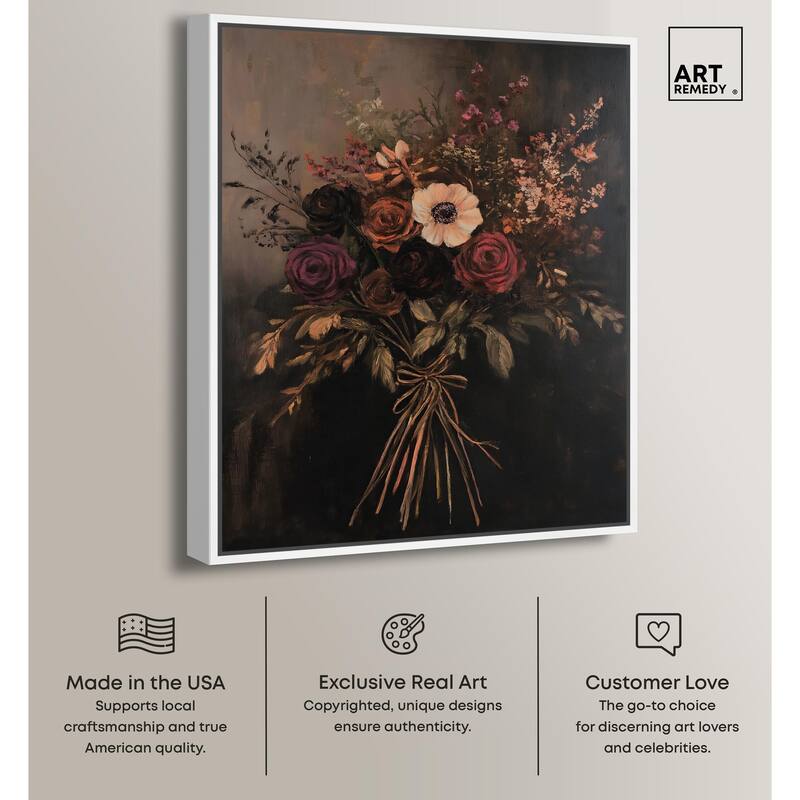 Smoldering Bouquet II Canvas by Art Remedy
