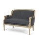 preview thumbnail 6 of 11, Small Sofa Couch for Foyer, Living Room Decorative Sofa with Back and Armrests, Practical 2 Seater Love Seat Couches, Charcoal