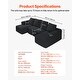 preview thumbnail 17 of 36, UIMOSO Modular Sectional Sofa, Modular Sofa Deep Seat, Cloud Sectional Couch with High Rebound Sponge and Density