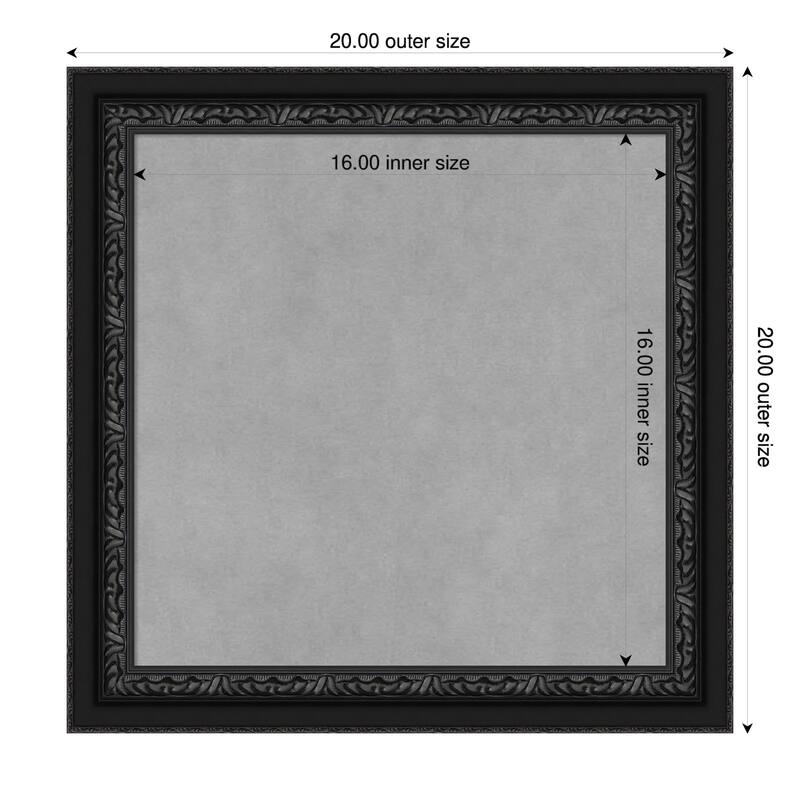 Amanti Art Downton Black Framed - 20 x 20 in