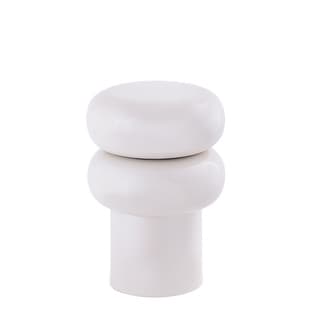 Iron White Stool Glossy - Medium