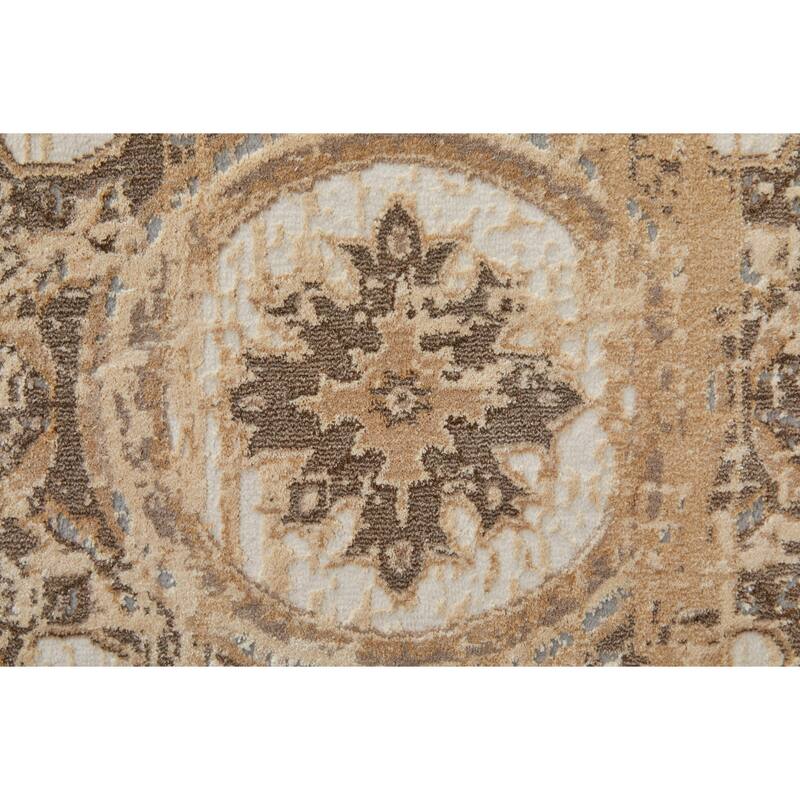 Grand Bazaar Neoma Machine Made Bordered Traditional Area Rug