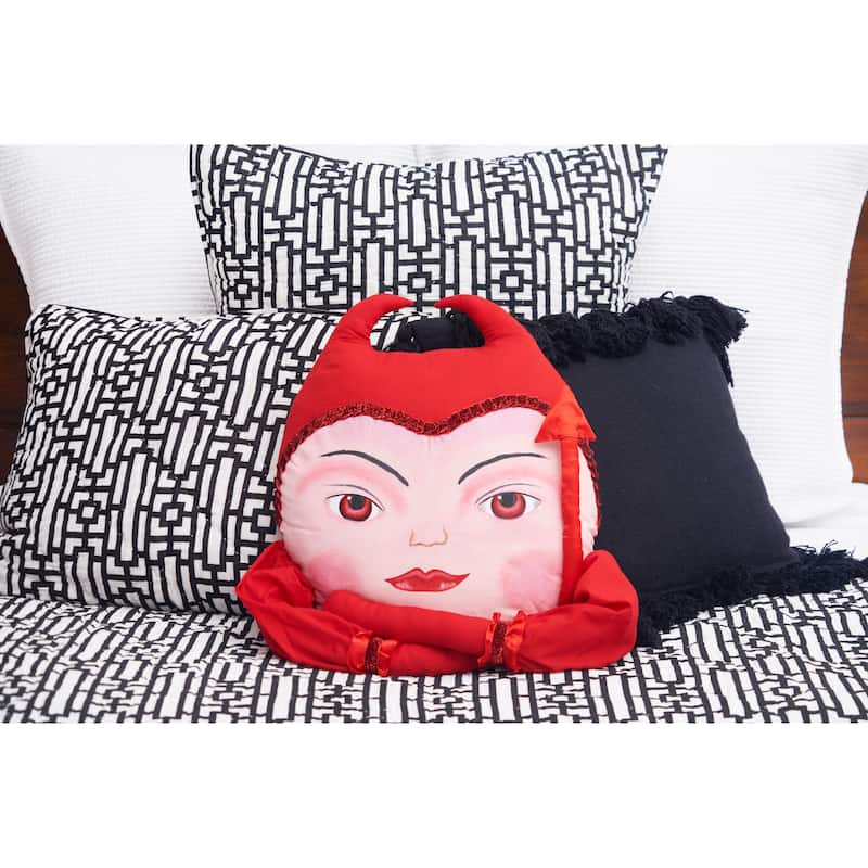 Lucyfur Zombinaland Halloween Decorative Soft Figurine Pillow